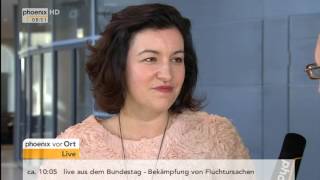 Interview im Bundestag Dorothee Bär und Tabea Rößner zum Breitbandausbau am 12052016 [upl. by Aekerly480]