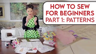 How to Sew For Beginners Part 1 Prepare Your Pattern [upl. by Corin]