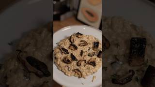 🍄‍🟫 PilzRisotto mit gerösteten Shiitake und Champions mushroom creamy risotto [upl. by Schaffer]