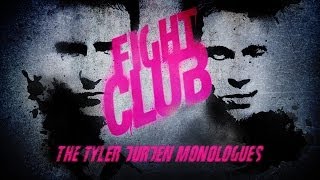 Fight Club 1999  The Tyler Durden Monologues [upl. by Adnawyek927]