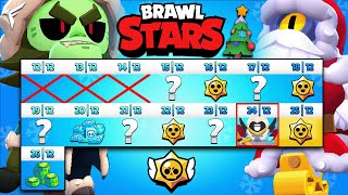 TUTTI i REGALI delle FESTE IN MISCHIA di Brawl Stars🎄 [upl. by Ynot]