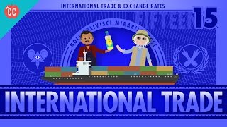 Imports Exports and Exchange Rates Crash Course Economics 15 [upl. by Selrac]