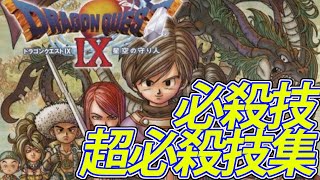 【DQ9】ドラゴンクエストIX 星空の守り人 必殺技 amp 超必殺技集  Dragon Quest IX Coup de Grâce Exhibition [upl. by Ciaphus]