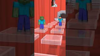 HELP Steve Win Squid Game Glass Bridge  Funny Animation shortvideo [upl. by Tenney814]