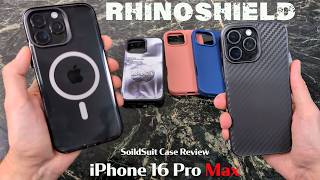 iPhone 16 Pro Max Rhinoshield SolidSuit Case Review [upl. by Eiroj]