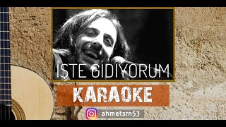 İşte Gidiyorum  Hoşçakal Karaoke  Kazım Koyuncu [upl. by Balbur]