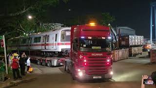 SMRT Trains  Farewell Sole Old Logo SIEDecommissionedScrapped C651 EMU208 at Toyotron [upl. by Eylloh504]