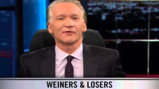 Real Time with Bill Maher New Rule  Weiners amp Losers [upl. by Ainex852]