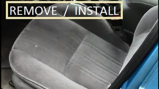 How to Remove Install Drivers Seat [upl. by Kerr610]