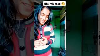 Chup nhi reh sakti 😂😂😳 comedy varsha funny fun jokes viralvideo trending Vanyatyagivlogs [upl. by Ielirol]