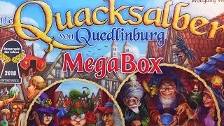 Unboxing Brettspiel  Quacksalber von Quedlinburg  Mega Box  DoffazukisDeckbauDungeon [upl. by Fiske]