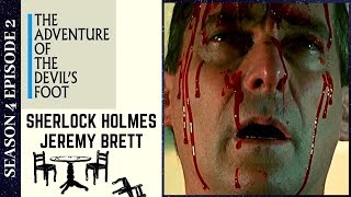 S04E02  The Devils Foot With Subtitles  The Adventures Of Sherlock Holmes [upl. by Suoirred]