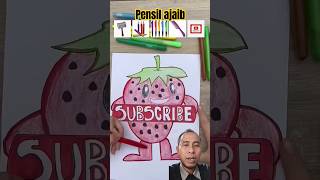 Pensil ajaib art drawing shortvideo [upl. by Essirahs410]