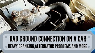 Bad Ground Connection On CarsMeaningSymptoms Diagnosing and Solving The Problem [upl. by Parsaye300]