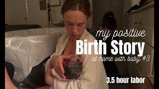 The Raw amp Real Story of my Fast and Natural Home Birth at 39 Weeks [upl. by Merrilee]