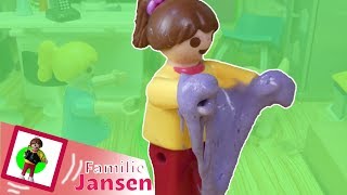 Playmobil Film quotSchleimparty Playmobilquot Familie Jansen  Kinderfilm Youtube Kids [upl. by Anairol923]