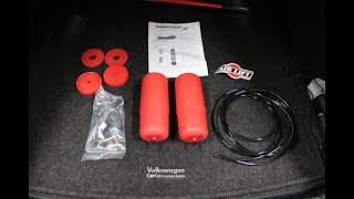 Installing an Air Lift System in a VW Jetta Sportwagen for Towing and Load Leveling [upl. by Gnov]