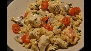 Coquillettes poulet fromage frais cookeo [upl. by Ulyram]