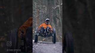 Trike Quad Liegerad Bike Wood Forrest [upl. by Nirual]