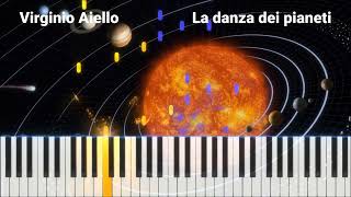 Virginio Aiello  La danza dei pianeti  Piano Tutorial SeeMusic [upl. by Enilrahc]