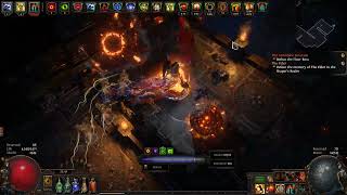 Path of Exile 320 Bleed Lacerate Gladiator vs Lycia [upl. by Anrahs]