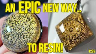 299 You WONT BELIEVE HOW I Made These INCREDIBLE Resin Art Pieces [upl. by Ahsiryt]