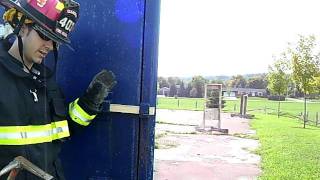 Outward Swinging door forcible entry [upl. by Bywaters]