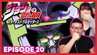 HIEROPHANT GREEN VS DEATH 13  Jojos Bizarre Adventure Couples Reaction Part 3 Episode 20  2x20 [upl. by Caritta]