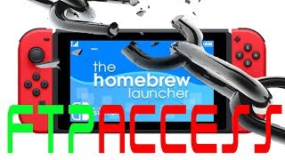 How To  Install the HomeBrew Launcher With FTP on the switch [upl. by Veator]