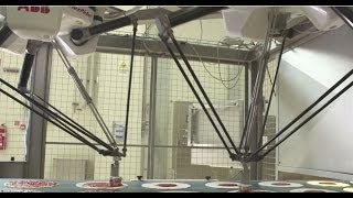 ABB Robotics  Pizza Making with ABB FlexPickers [upl. by Ydaj]