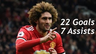 Marouane Fellaini  22 Goals and 7 Assists for Manchester United [upl. by Aubreir]