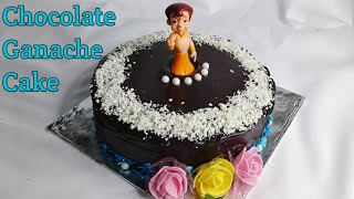 Eggless Chocolate Ganache Cake चॉकलेट गनाश केक Chinmayi Cakes [upl. by Dowd]