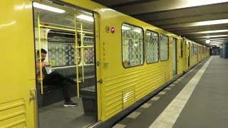 Berlin BVG Baureihe GI1E  Uhlandstraße UBahn U1 [upl. by Anyal]