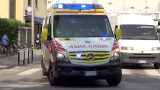 NEW Ambulanza SUEM 118 Treviso 134  Italian ambulance responding [upl. by Yajiv629]