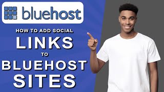 How to add social links to bluehost sites 2024 [upl. by Ling]