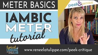 How to Write in Iambic Meter Tutorial  Poetic Meter amp Rhyme Basics [upl. by Beltran62]