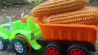 Tractor 🚜 Unboxing with Trolley Die model  RC Farming [upl. by Dittman]