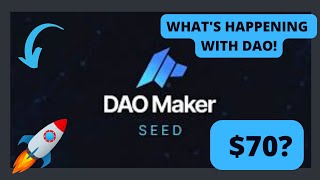 What is happening with DAO MAKER DAO price prediction coin update 2022 [upl. by Notnef]