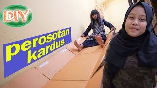 Membuat perosotan dari kardus  DIY prosotan kardus [upl. by Trisha203]