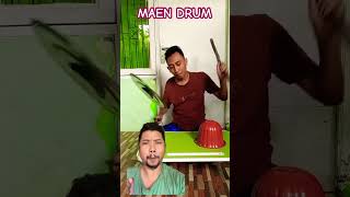 MAEN DRUM SERU BANGET funny comedy lucu shortsfeed [upl. by Ahsikel216]