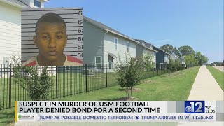 Bond denied again for 16yearold charged in shooting death of USM football player [upl. by Zemaj628]