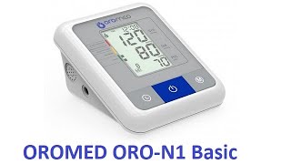 Автоматический тонометр OROMED ORON1 BASIC [upl. by Airetal462]