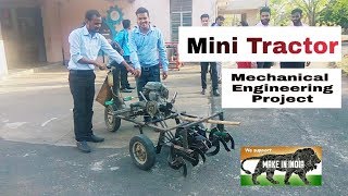 Best Mechanical Engineering Project  Mini Tractor  Short Documentary  Kits Ramtek [upl. by Tilagram]