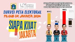 SURVEI CALON GUBERNUR JAKARTA 2024 [upl. by Ihsar]