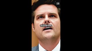 Breaking  Matt Gaetz withdraws from attorney general consideration BlackStarNetwork [upl. by Onej]