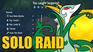 SOLO 7Star Serperior Raid  Pokemon Scarlet and Violet [upl. by Aoket]