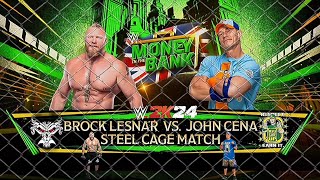 The Cenation Leader John Cena VS The Next Big Thing Brock Lesnar wwe [upl. by Constantin]