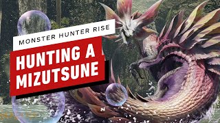 Monster Hunter Rise  Hunting A Mizutsune Gameplay [upl. by Allan]