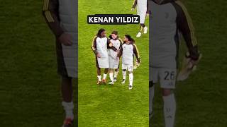 Kenan Yıldız Şampiyonlar Ligi maçı sonrası arkadaşlarıyla şakalaşıyor [upl. by Perseus]