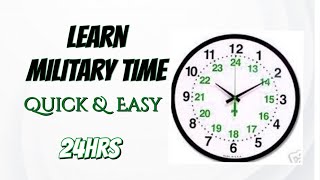 Learn Military Time  Quick amp Easy [upl. by Bassett]